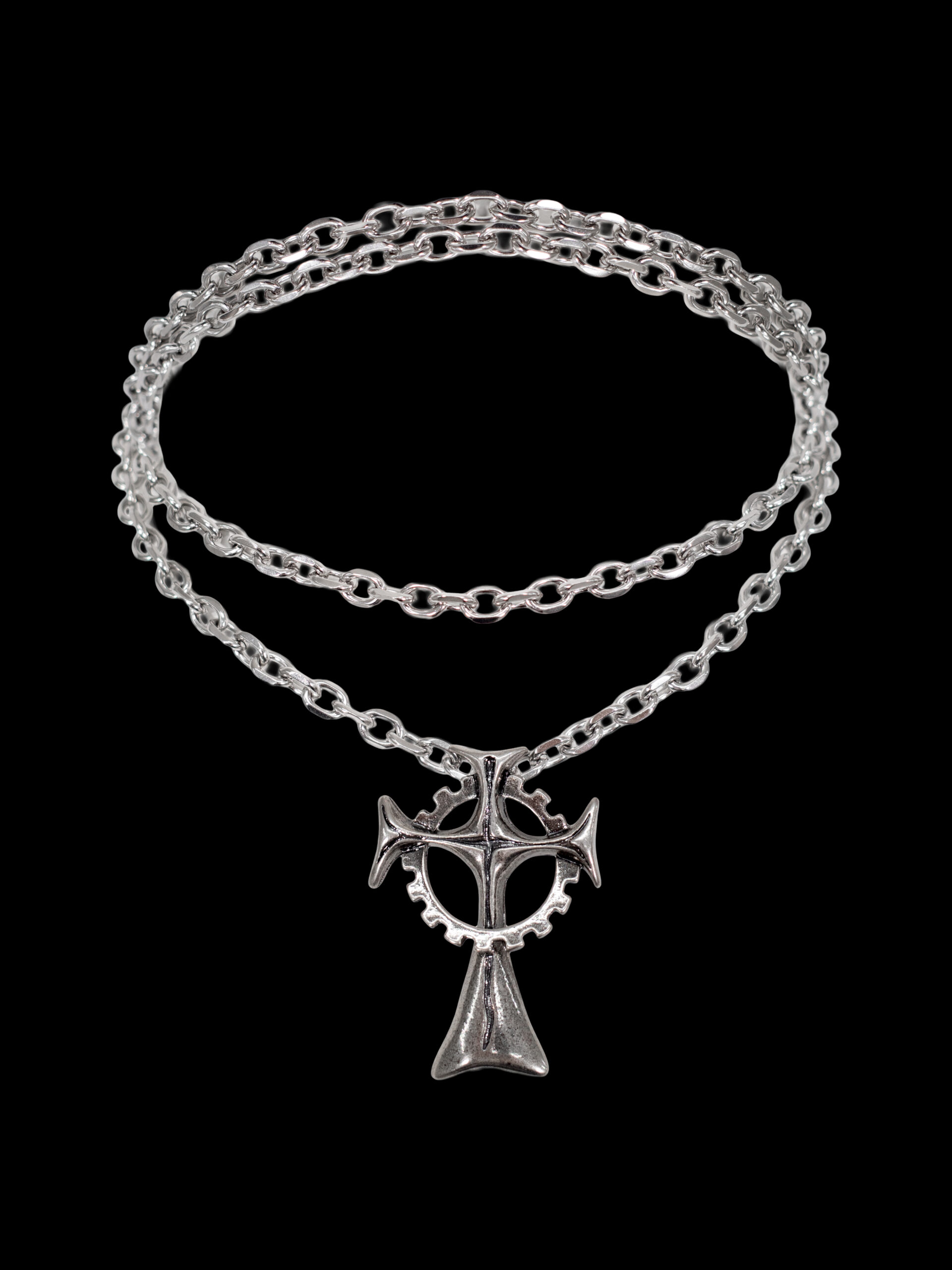 GUILTY CROSS LARGE NECKLACE – Rosen Kreuz